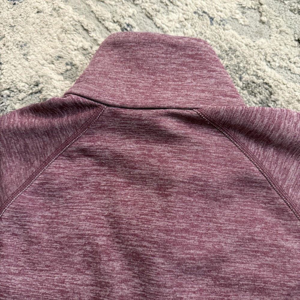 Mountain Hardwear Sweatshirt Womens Small Pink Henley Thumbholes Zip Pocket - Picture 16 of 16